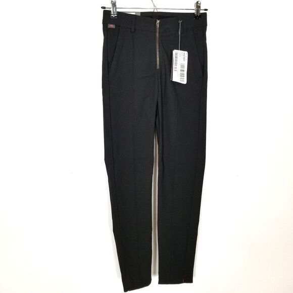 KJUS Women Ikala 7/8 Pants Sz 2XS Black High Rise Stretch Athletic Golf Outdoor - Picture 1 of 9